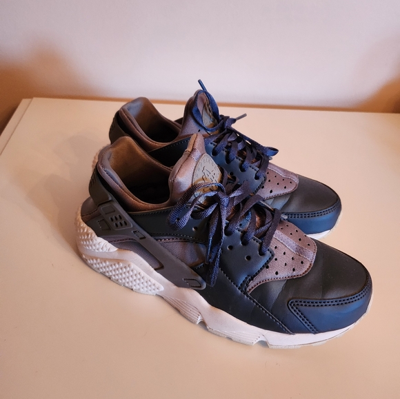 Nike Huarache grey metallic armory navy - Picture 2 of 6